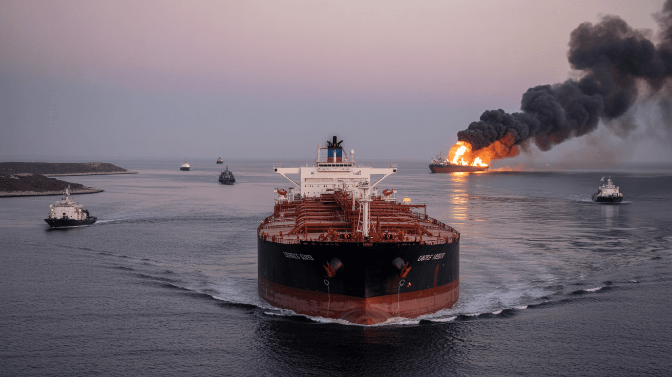 Straße von Hormus im Visier: Iran attackiert Israel-nahen Tanker – Schifffahrts-Aktien reagieren