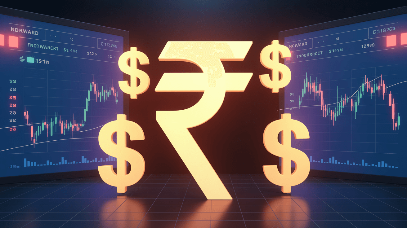 Indische Rupie unter Druck: Zentralbank bläst FX-Forward-Buch auf Rekordhoch von 104 Mrd. Dollar
